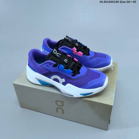 On Running THE ROGER Pro Purple Black White Pink Blue EU 36-45 Tennis Shoe Casual Sneakers - Unisex BS-69716