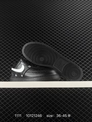 Nike Air Force 1 Black White Speckled EU 36-45 Lifestyle - Unisex (BS-74254)