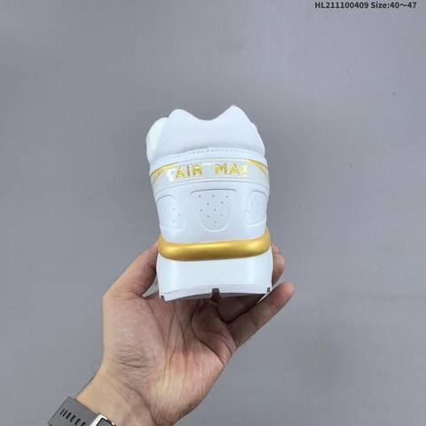 Nike Air Max BW White Metallic Gold EU 40-47 Running Shoe - Men's (BS-60858)