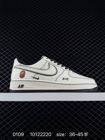 Nike Air Force 1 07 LV8 White Black 36-45 Lifestyle - Unisex (BS-73216)