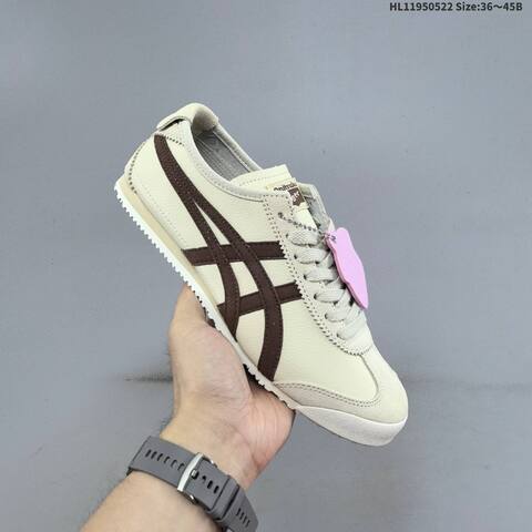 Onitsuka Tiger MEXICO 66 Cream Brown White Gold EU 36-45 Sneaker Casual Sneakers - Unisex BS-68812