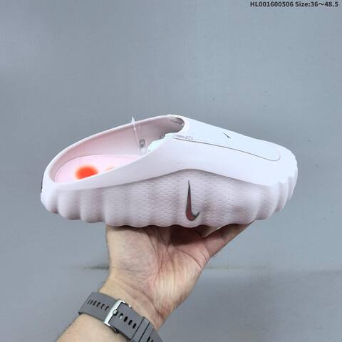 Nike Swoosh Lo White Black Pink EU 36-48 5 Slides - Unisex BS-60491