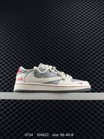 Jordan Air Jordan 1 Low Stussy Travis Scott Off White Black Red EU 36-45 Sneaker - Unisex (BS-81019)