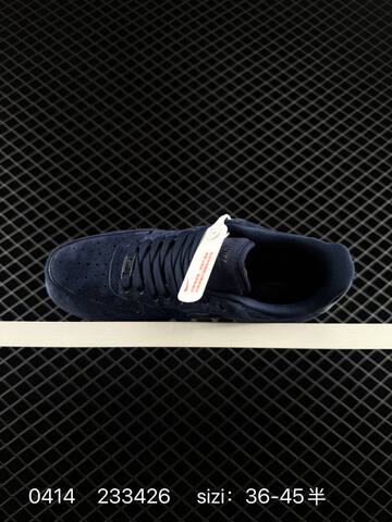 Nike Air Force 1 07 Obsidian Navy All Dark Navy Suede With Patent Leather Accents EU 36-45 Half Sizes Available Lifestyle - Unisex (BS-72111)