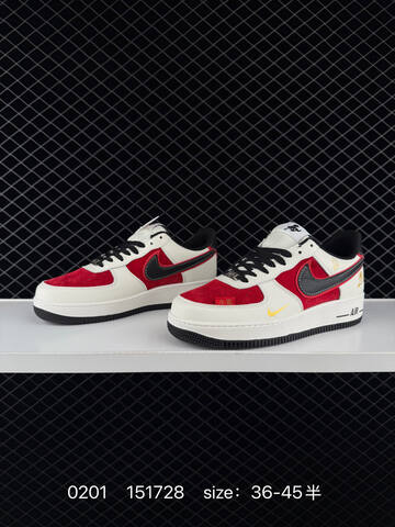 Nike Air Force 1 Low HT5088-626 Sail Red Black EU 36-45 5 Lifestyle - Unisex (BS-72864)