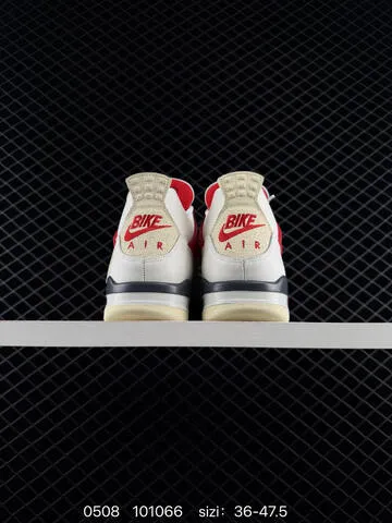 Jordan Air Jordan 4 Retro White Red Cream Dark Grey EU 36-47 5 Basketball - Unisex BS-71608