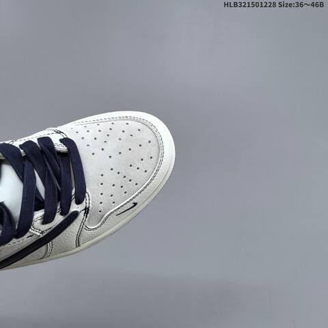 Jordan Travis Scott x Air Jordan 1 Low OG Reverse Mocha Sail University Blue Black EU 36-46 Lifestyle - Unisex (BS-67220)