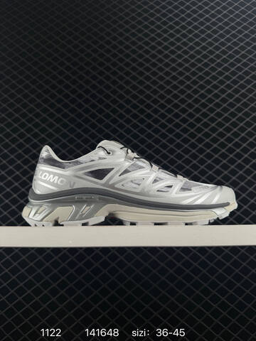Salomon XT-6 SENSIFIT Silver White Grey Cream EU 36-45 Trail Shoe Trail Running Sneakers - Unisex (BS-85920)
