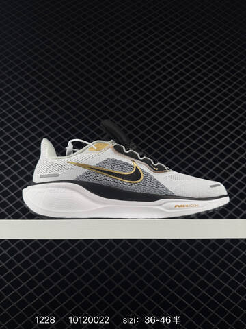 Nike Air Zoom Pegasus 41 White Black Gold EU 36-46 5 Running - Unisex BS-73432