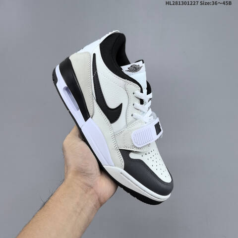 Jordan Air Jordan Legacy 312 Low White Black Grey 36 45 Casual - Unisex (BS-67232)