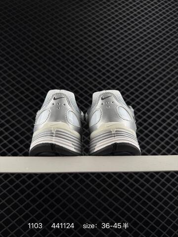 Nike P-6000 Silver Grey White Black 36-45 5 Running - Unisex BS-74391