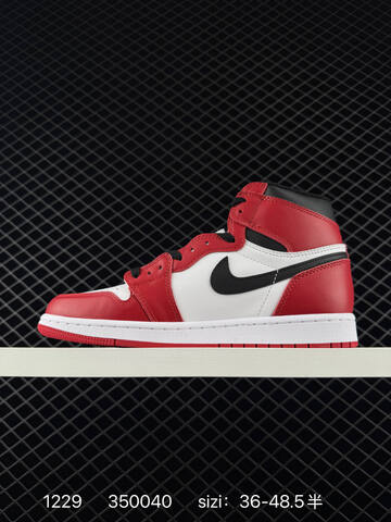 Jordan Air Jordan 1 Retro High OG White Red Black Sail EU 36-48 5 Basketball Shoe - Unisex (BS-79954)
