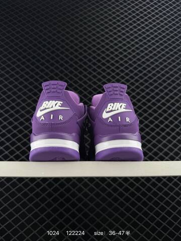 Jordan Air Jordan 4 Retro HF4340-104 Purple White EU 36-47 Basketball Shoe - Unisex BS-80450