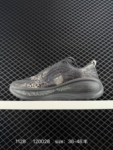 Nike Revolution 8 Gray Black Speckled 36-46 Running - Unisex (BS-73961)