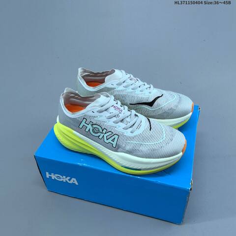 HOKA ONE ONE Mach X 2 Bright Blue Dark Blue White EU 36-45 Running Shoe Running Sneakers - Unisex (BS-69360)