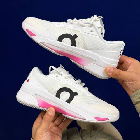 On The Roger Pro Off White Blue Pink Black Tennis Shoe Casual Sneakers (BS-86758)