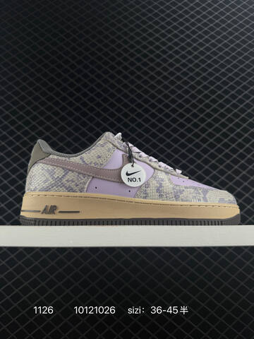Nike Air Force 1 07 White With Blue Accents EU 36-45 Lifestyle - Unisex (BS-73993)