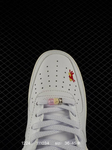 Nike Air Force 1 07 Low Join Forces IQ1143-100 White Cream With Multicolor Embroidery EU 36-45 5 Lifestyle - Unisex BS-73536