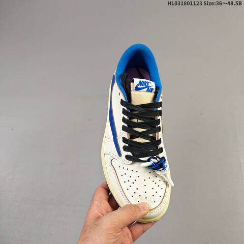 Nike Air Jordan 1 Low OG SP Sail University Blue Black Neutral Grey EU 36 48 5 Casual - Unisex (BS-63220)