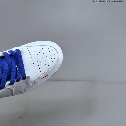 Jordan Air Jordan 1 Low OG White Blue Red Gum EU 36-46 Basketball - Unisex (BS-65926)