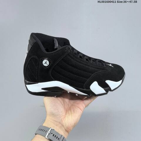 Jordan Air Jordan 14 Retro Black White Bred 36 47 5 Basketball - Unisex (BS-66246)