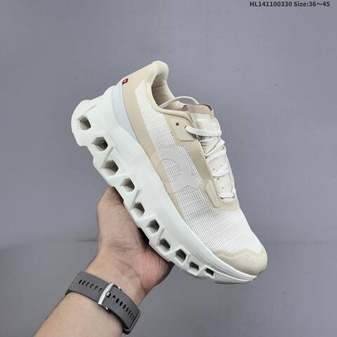 On Cloudmonster Void Cream Beige Off White EU 36-45 Running Shoe Running Sneakers - Unisex BS-69652