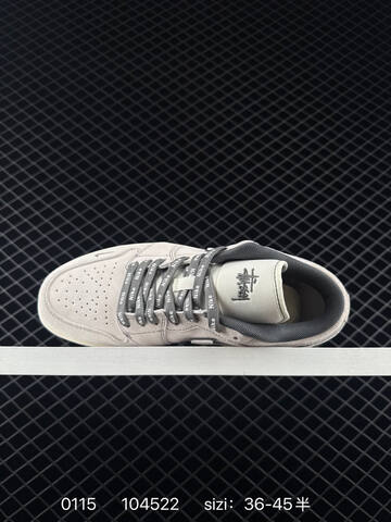 Jordan Air Jordan 1 Low Light Beige Navy Blue Off White EU 36-45 Sneaker - Unisex (BS-79828)