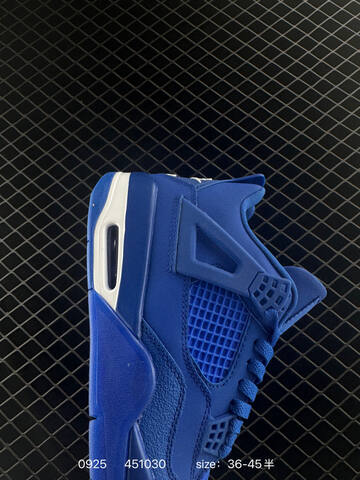Jordan Air Jordan 4 Nigel Sylvester Brick By Brick Royal Blue White EU 36-45 Basketball Shoe - Unisex (BS-80636)
