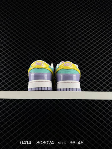 Nike Dunk Low Multi-color Patent Leather Yellow Turquoise Light Purple Pink White EU 36-45 Lifestyle - Unisex BS-72106