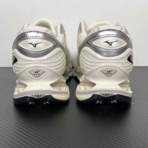 Mizuno Wave Prophecy LS D1 GA251101 Off White Silver Black Running Shoe Running Sneakers (BS-86784)
