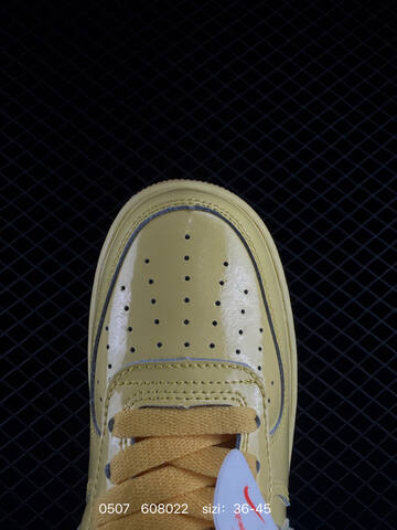 Nike Air Force 1 Pale Yellow Green Gum Yellow EU 36-45 Lifestyle - Unisex (BS-71625)