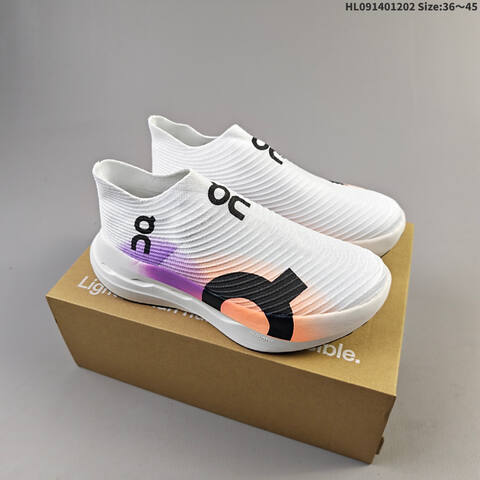 On Cloudboom Strike LS White Black Pink Purple Orange EU 36-45 Running Shoe Running Sneakers - Unisex (BS-69756)