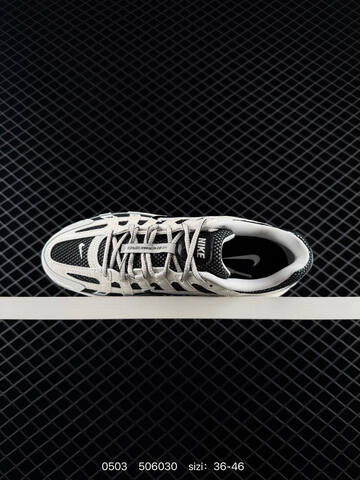 Nike P-6000 Black White Grey 36-46 Running - Unisex (BS-71712)