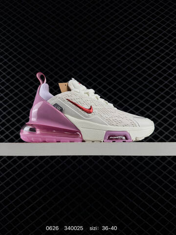 Nike Air Max 270 White Red Pink EU 36-40 Running Shoe - Unisex (BS-70566)