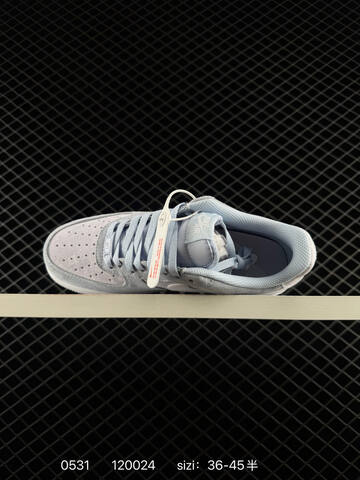 Nike Air Force 1 07 Light Blue White Gold EU 36-45 Skate - Unisex (BS-71082)