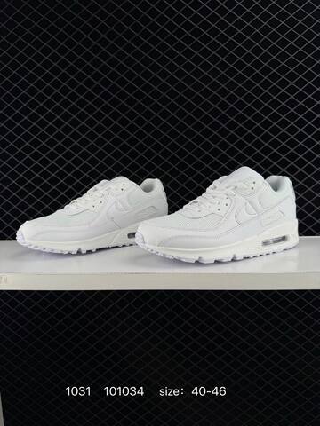 Nike Air Max 90 Triple White EU 40-46 Lifestyle - Men's (BS-74458)