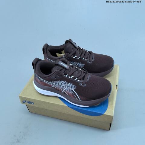 ASICS Gel Kayano 33 White Black And Brown Red EU 36 45 Running Shoe EU 36-45 Running Sneakers - Unisex (BS-68805)