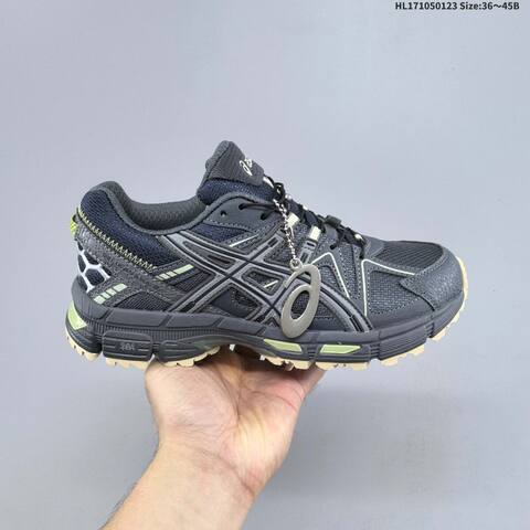 ASICS Gel-Kahana 8 Dark Grey Navy Lime Cream EU 36-45 Trail Shoe Trail Running Sneakers - Unisex BS-69042
