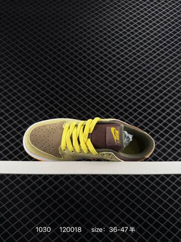 Nike SB Dunk Low Olive Green Brown Tan Yellow EU 36-47 Skate - Unisex BS-74473