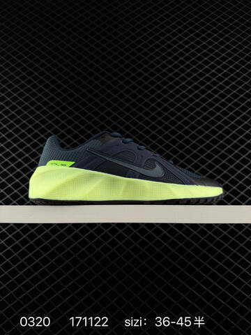 Nike Metro Tek Black White Neon Yellow EU 36-45 Training - Unisex (BS-72565)