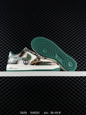 Nike Air Force 1 07 Low Beige White Red Gold EU 36-45 Skate - Unisex (BS-71132)