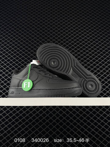 Nike Air Force 1 Black White EU 35 5-46 5 Lifestyle - Unisex (BS-73240)