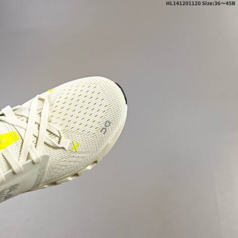 On Cloud X 4 Off White Neon Yellow EU 36-45 Running Shoe Running Sneakers - Unisex (BS-69798)