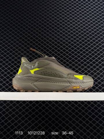 HOKA ONE ONE Tor Summit Grey Black Yellow EU 36-45 Trail Shoe Trail Running Sneakers Unisex BS-86390