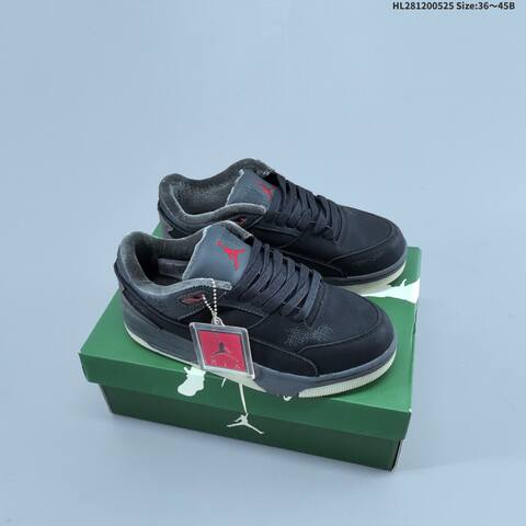 Jordan Flight Court Black Gray Red EU 36-45 Casual - Unisex (BS-65880)
