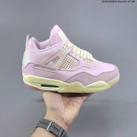Jordan Air Jordan 4 Retro Pink Cream EU 36-47 5 Basketball - Unisex (BS-65921)