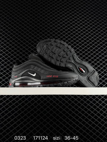 Nike Air Max 97 SE White Blue And Black Red EU 36-45 Lifestyle - Unisex (BS-72506)