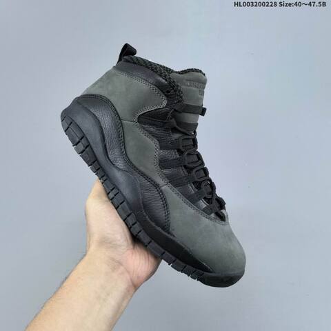Air Jordan 10 Retro Shadow Replica AIR JORDAN 10 Aj10 Lifestyle BS-66665