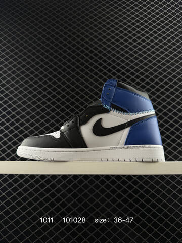 Jordan Air Jordan 1 Retro High OG Blue Black White EU 36-47 Basketball Shoe - Unisex (BS-80543)