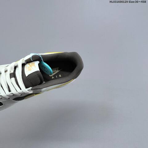 Nike Air Force 1 07 White Dark Brown Gold Yellow EU 36-45 Sneaker - Unisex BS-61666